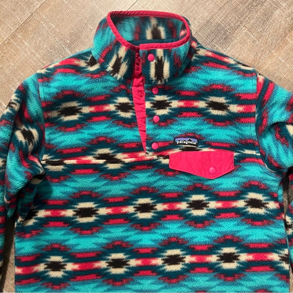 Patagonia Synchilla Snap T Pullover Wild Desert Beryl Green - Picture 5 of 11